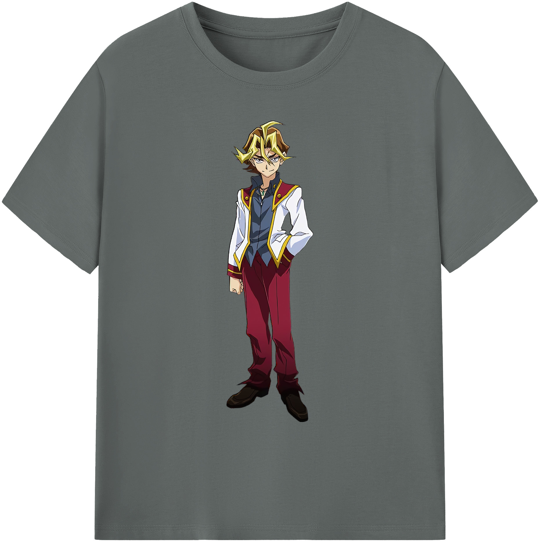 （画像用） 遊☆戯☆王 Yu-Gi-Oh! 綿100％ メンズ半袖Tシャツ｜肌触りやわらか＆通気性